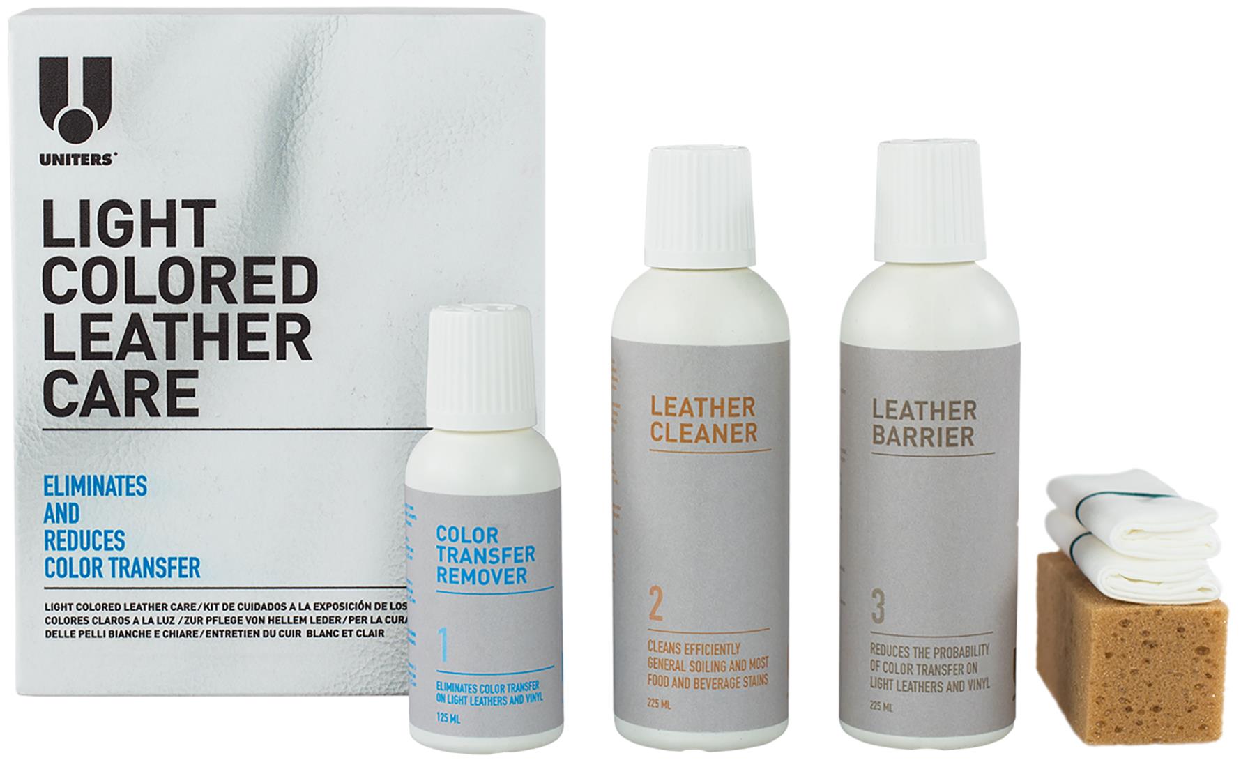 Light Colored Leather Care Kit - U225, 2x225ml+125ml